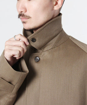 Single Raglan Coat ⅵ Covert Cloth